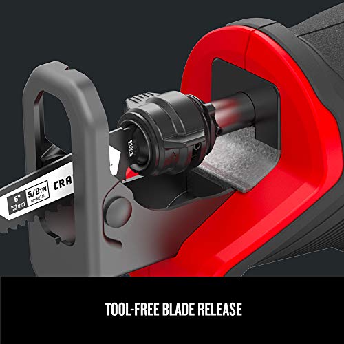 ​​CRAFTSMAN V20 Reciprocating Saw, Cordless, 3,000 RPM, Variable Speed Trigger, Quick Easy photo 12
