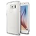 Galaxy S6 Case, Spigen [Ultra Hybrid] AIR CUSHION [Crystal Clear] - [1 Back Protector Included] Scratch Resistant Bumper Case with Clear Back Panel for Galaxy S6 (2015) - Crystal Clear (SGP11317)