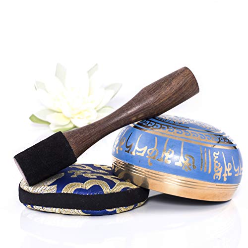 Tibetan Singing Bowl Set ~ Easy to Play ~ Creates Beautiful Sound for Holistic Healing, Stress Relief, Meditation… - Image 7