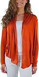 ToBeInStyle Women's Long Sleeve Flyway Cardigan - S