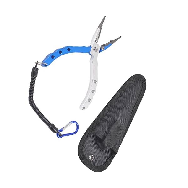 LixRix-Auto-open-Rustproof-Fishing-Pliers-Braid-Line-Cutter-and-Hook-Remover-Split-Ring-Pliers-with-Sheath-6-Types-Avaiable