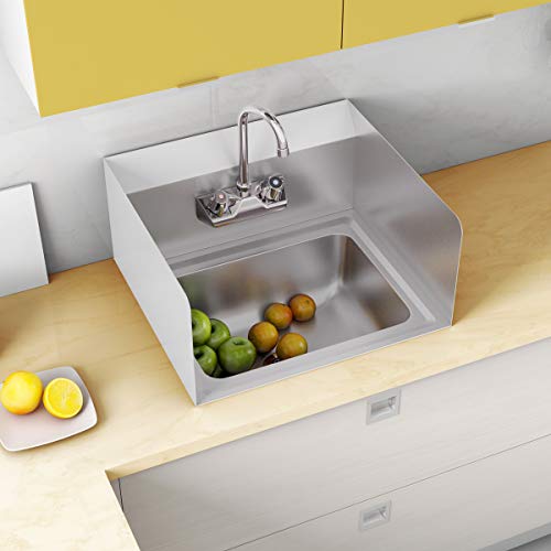 Giantex Commerical Washing Sink NSF Stainless Steel Wall Mount Hand