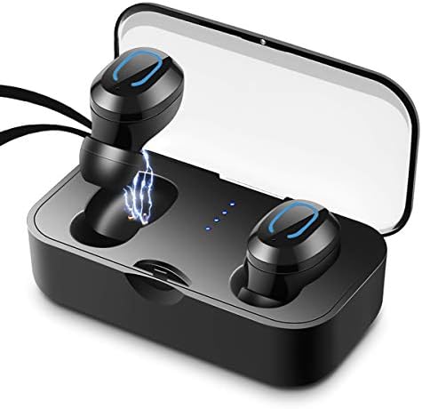 Bluetooth Headphones, Bluetooth 5.0 Headphones TWS in-Ear 3D Noise Canceling Earphones,Wireless Headphones with Built-in Mic, IPX7 Waterproof Headset for Gym Running Riding