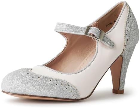 Adams Kym Mary Jane Shoes Women Oxford Pumps Cute Low Kitten