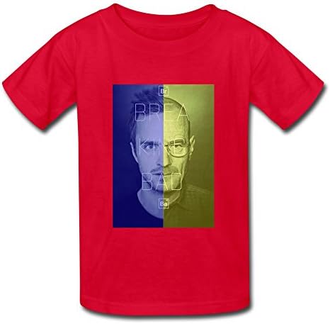HeZone Kid's Breaking Bad TV Play T-shirts Red L