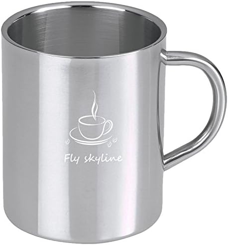 Coffee Mugs Stainless Steel Double Wall Insulated Coffee Mug Food Grade Tea Cups 14.7-Ounce