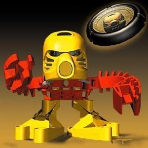 Jala 1391 - Lego (Lego) McDonalds 2002 Euro Bionicle Tohunga Matoran block toys (parallel import)