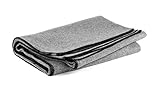 Curaplex Wool Blend Gray Blanket, 66" X