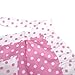 Opromo Lady's Cotton Polka Dot Waist Aprons with Pocket, 28 3/4