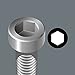 Wera 05118078001 2054 Screwdriver for Hexagon Socket Screws for Electronic Applications, Hex-Plus, 5/64