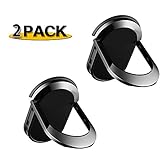 Bekhic Cell Phone Finger Ring Holder,360° Rotation Cell Phone Ring Stand Holder Grip kickstand Universal Smartphone iPhone Ring for iPhone 7 7 Plus 6s 6 Plus, Samsung Galaxy S6 S7 (Black)