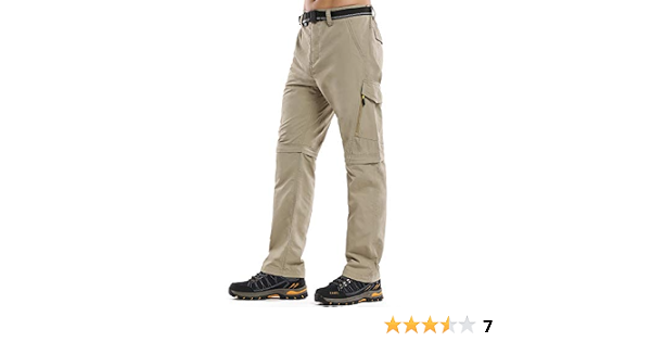 Toomett Hiking Pants Mens,Zip Off 