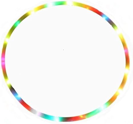GGZZLL Aros de Fitness，Ponderado, Hula Hoop Lampara LED luz de la ...