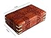 Christmas Thanksgiving Gifts Fine Rosewood Jewelry Trinket Box Keepsake Organizer Handcrafted with Floral Carvings, 6 x 4 inches
