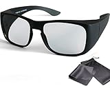 3D Overglasses Passive RealD Polarized Fits Over Prescription Glasses For 3D Cinema & 3D TV from LG Cinema 3D Philips Easy 3D Vizio Theatre 3D Technology TV from Sony Toshiba Panasonic Grundig Hisense