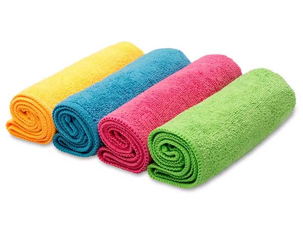 Vileda Mikrofaser Allzwecktücher Colors, Reinigungstücher zur trockenen und feuchten Anwendung, 100% Mikrofaser-Material, 30 x 30 cm, Mehrfarbig, Maxi-Pack, 14er-Pack 3