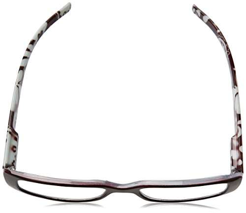 Wink Fancy Brown Floral Rectangle Reading Glass with Matching Pattern Case, +1.50, 0.200 Ounce