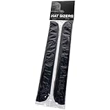 VHS Hat Sizers-Black Terry Cloth (1 Package=2 Sizers, Black-Terry)