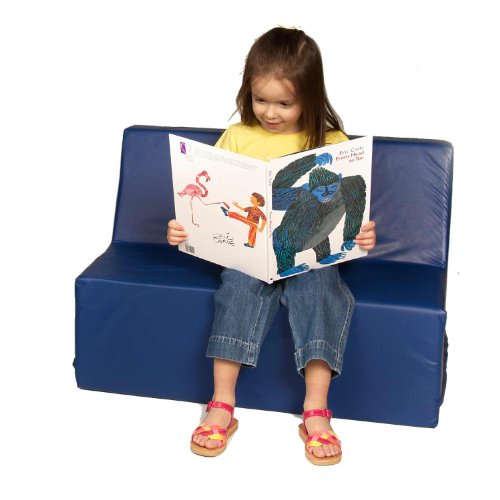 Foamnasium Straight Back Sofa, Blue - Thumbnail 3