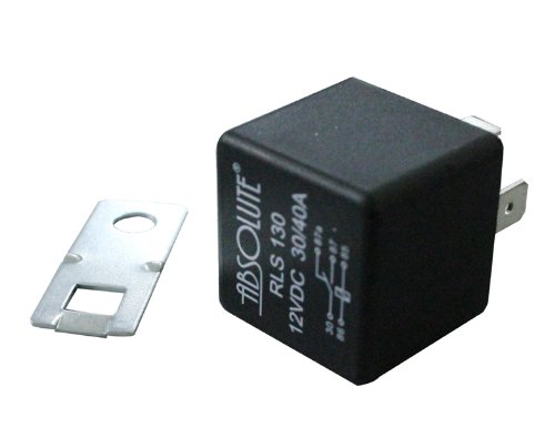 Absolute USA RLS-130 12 VDC Waterproof Relay with Metal Bracket for SPDT 30/40A - Thumbnail 2