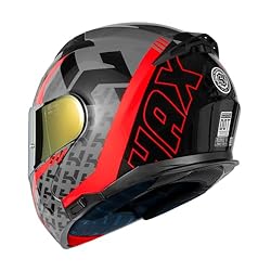 HAX Amatista Modular Flip-Up Dual Visor Motorcycle