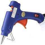 Polycomo Mini Hot Glue Gun with Refill Sticks - Craft Supply Kit with Auto Shutoff Kid Safe High Temp Pen, 32 Eco Friendly Hot Glue Sticks - Crafting, Decorating DIY Repair Gluing Tool