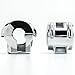 Krator Chrome Handlebar Switch Housing Cover Kit Compatible with Honda 2002-2007 Honda VTX 1800 Models C/R/S/F/N Custom, CSH005