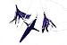 EatMyTackle Bird Feather Daisy Chain | Saltwater Fishing Teaser (Purple)