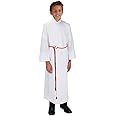 Church Christian Brand Altar Server Front Wrap ALB (Server ALB - Poly/Cotton)