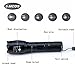 Reizarf LED Tactical Flashlight 1000 Lumens With Zoomable Adjustable Focus & 5 Modes. Military Grade & Waterproof with Rechargeable 18650 Lithium Battery and Charger. Includes Belt Holster