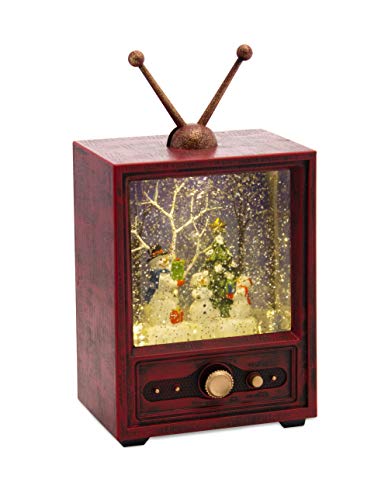 Snowman & Tree TV w/Timer & Music