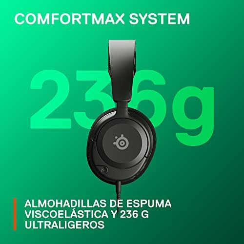 Steelseries arctis nova 1x - headset para jogos multissistema - controladores hi-fi - áudio espacial 360° - almofadas de espuma de memória - ultraleve - xbox, ps5, ps4, pc, switch