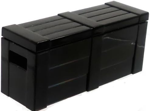 BrickArms Crate with Lid 2.5-Inch [Black]
