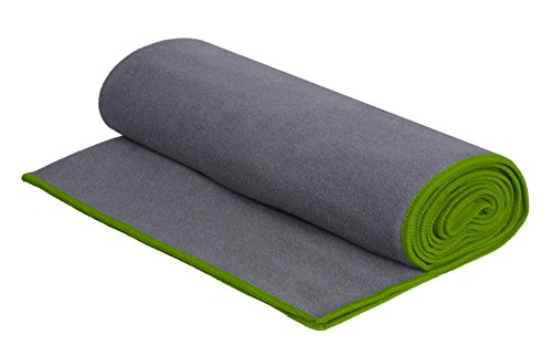 DG Sports Yoga Towel-Microfiber Hot Yoga Towel, made with the Best Microfiber- Protect Your Yoga Mat- Bikram Yoga, Ashtanga Yoga and General Fitness – Ultra Absorbent – Non-Slip – Machine Washable