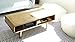 Posh Pollen Diego Mid-Century Modern Coffee Table, Walnut
