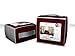 CHUN YI Stretch Chair Sofa Slipcover 1 Piece Couch Cover, 1 Seater Settee Coat Soft with Elastic Bottom, Checks Spandex Jacquard Fabric, Small, Wine/Burgundy