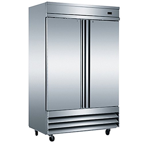 Commercial Reach In Refrigerator Refrigerated Cooler RESTAURANT EQUIPMENT TWO DOORS