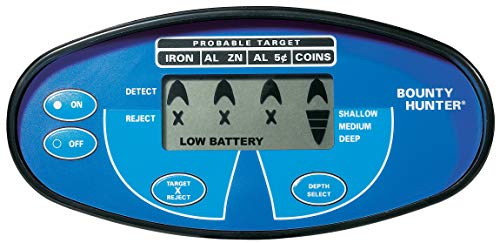 Bounty Hunter QSIGWP Quick Silver Metal Detector with Pin Pointer (Renewed)