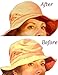 Shapers Image CapPro Baseball Crown Insert for Fitted Caps and Snapback (4 Count, White)