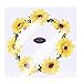 Frcolor Sunflower Headband Floral Flower Crown Hair Band Hair Wreath Headpiece (Garland)