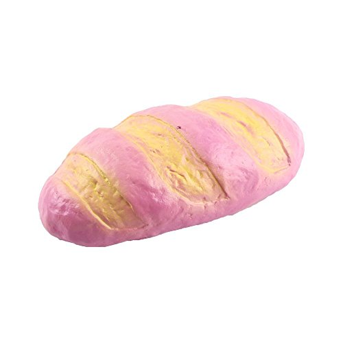 Vipe Slow Rising Squishies Slice Jumbo Squeezing Bread Toy Cream Scented Slow Rising Hand Wrist Toy Color Random (Bread)