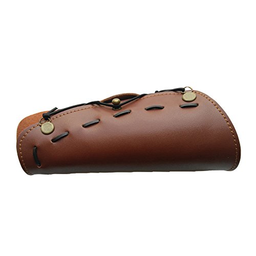 Nachvorn Shooting Archery Arm Guard #170402B,Brown,8.6 inch - Thumbnail 2