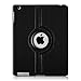 Fintie Apple iPad 2/3/4 Case - 360 Degree Rotating Stand Smart Case Cover for iPad with Retina Display (iPad 4th Generation), iPad 3 & iPad 2 (Automatic Wake/Sleep Feature) - Dont Touch