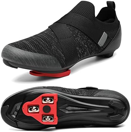 Amazon.com | KESCOO Mens Womens Cycling Shoes Compatible with