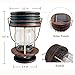 Hanging Solar Lights 2 Pack Solar Led Lantern Lights Garden Outdoor Pathway Stake Lights Vintage Beach Pavilion Lanterns(Hanging Design, 2 Warm Light)