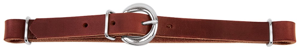Weaver Leather Straight Latigo Leather Curb Strap Burgundy, 44413