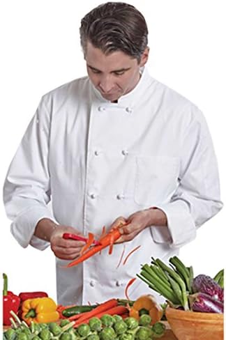 Marlan Chef Jacket for Men White | Long Sleeve Chef Jacket Perfect for Kitchen (60)