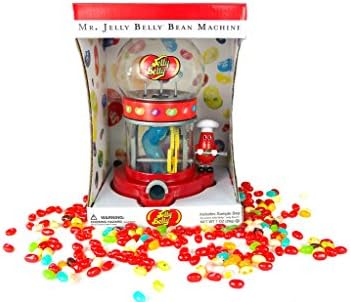 Mr. Jelly Belly Bean Machine - Two Bag Variety Combo Candy Set (Machine + 7.5oz Sours + 1oz Assorted)
