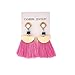 Fashewelry Tassels Dangle Drop Earrings Ethnic Handcrafted Bohemia Stud Earrings Eardrop Vintage Gothic Jewellery for Women and Girls (Pink)