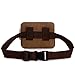 ENKNIGHT Small Canvas Multiple Pocket Adjustable Fanny Pack Travel Waist Bag Hip Purse Belt Bag Bum Bag Army Green